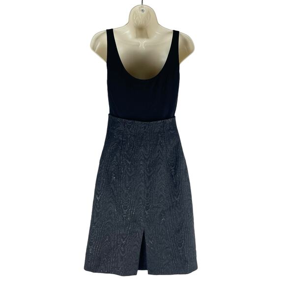 Rickie Freeman Teri Jon Double Bow Front Mini Cocktail Dress Black Size 2 - Picture 6 of 8